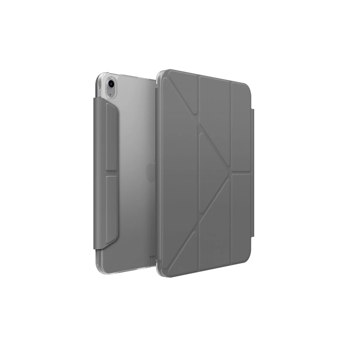 Uniq Apple iPad Air 13 (2024) Camden Katlanabilir Tablet Kapak - Koyu Gri